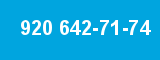 920 642-71-74